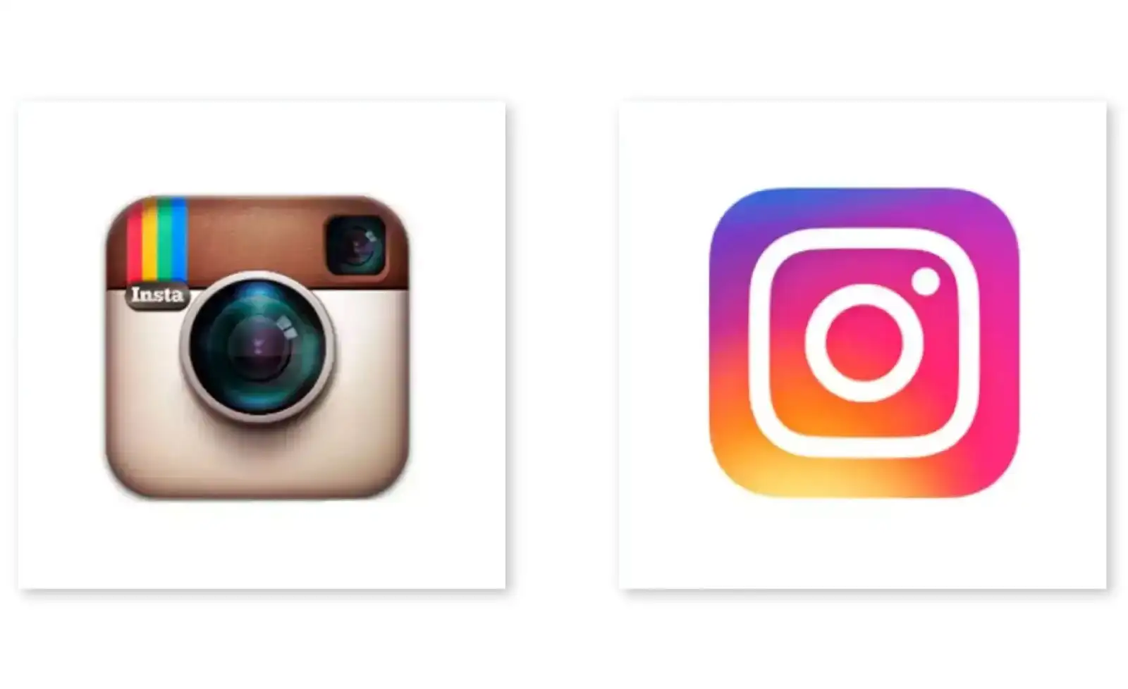 evolucion instagram logo