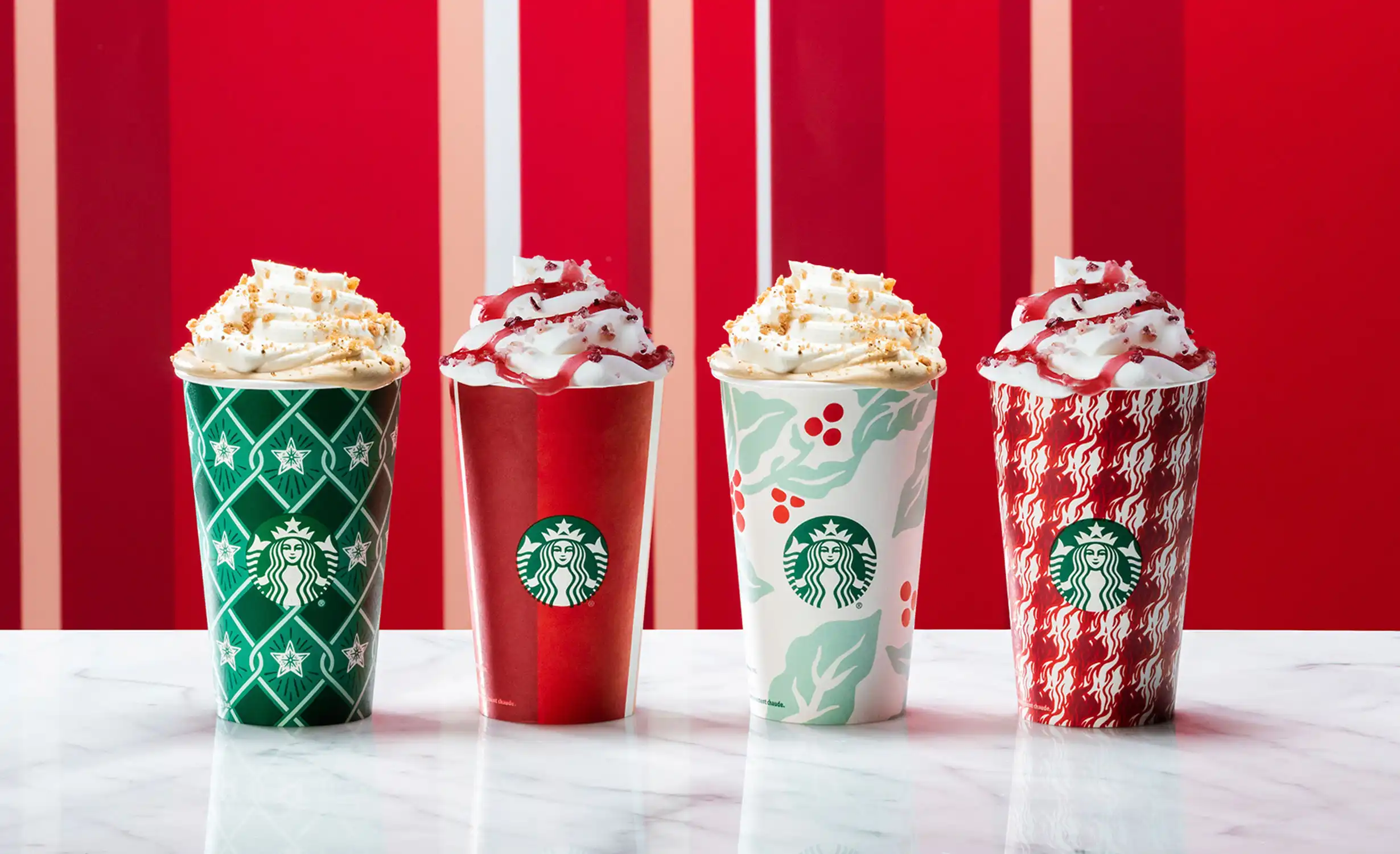 vasos starbucks publicidad navidad