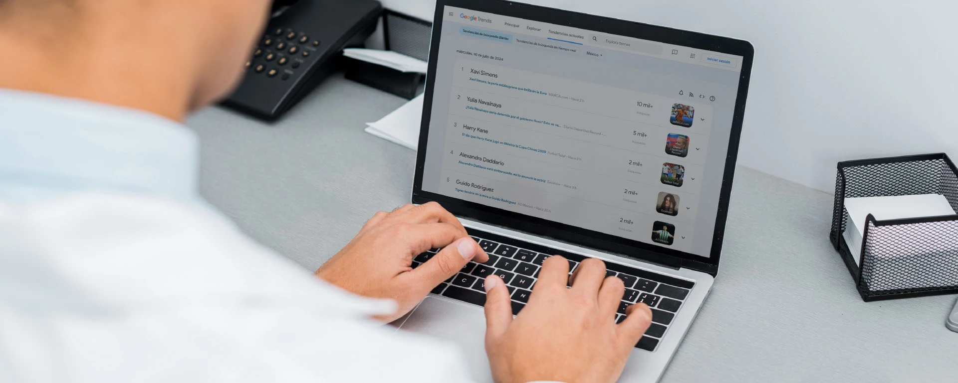 google trends al momento