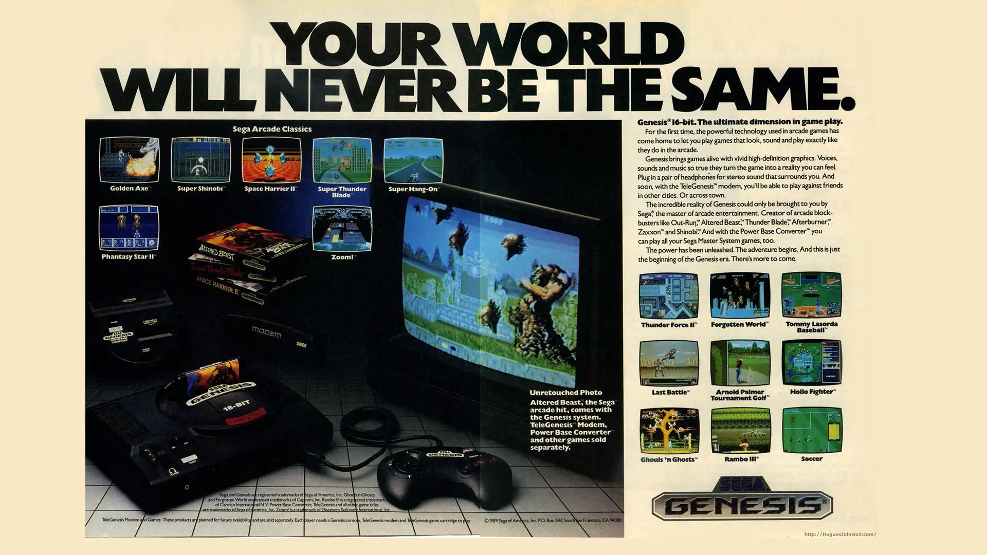 Sega Genesis Marketing