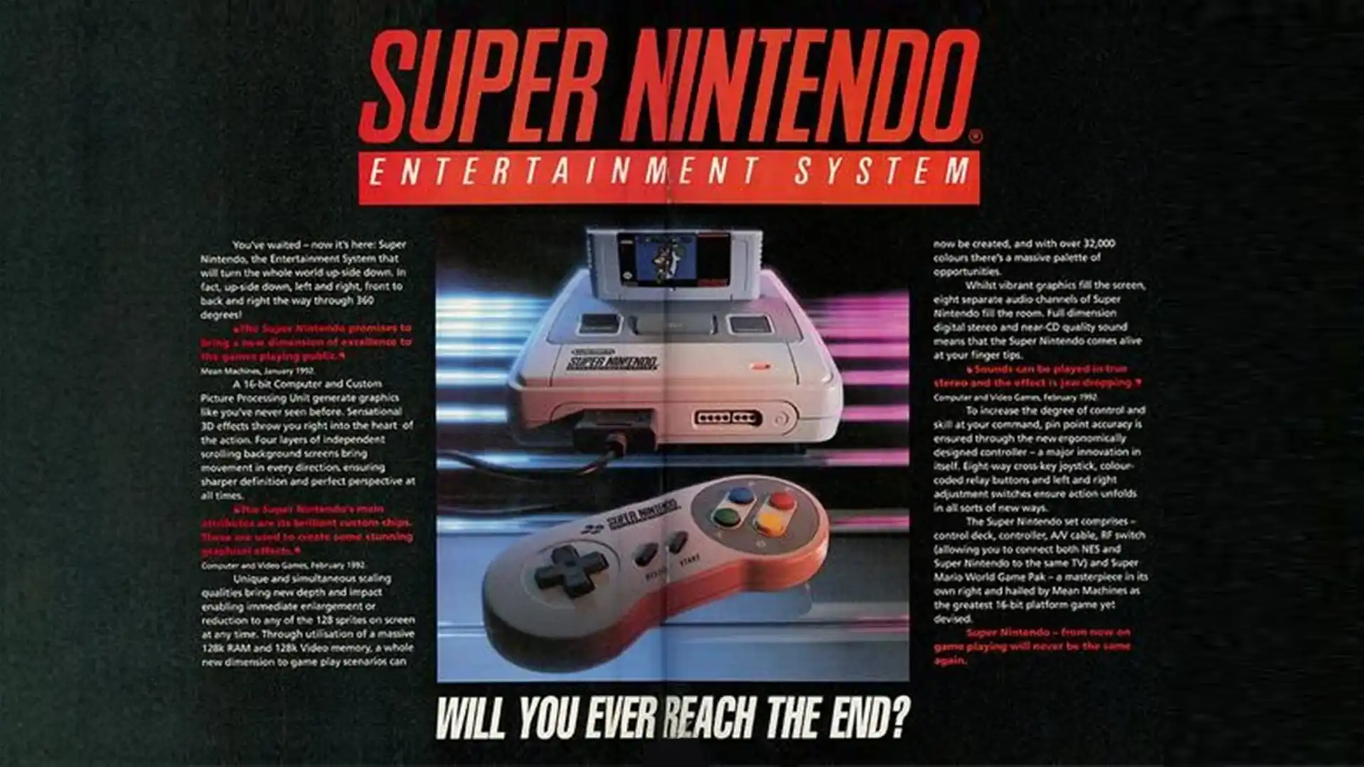 Super Nintendo Entertainment System marketing