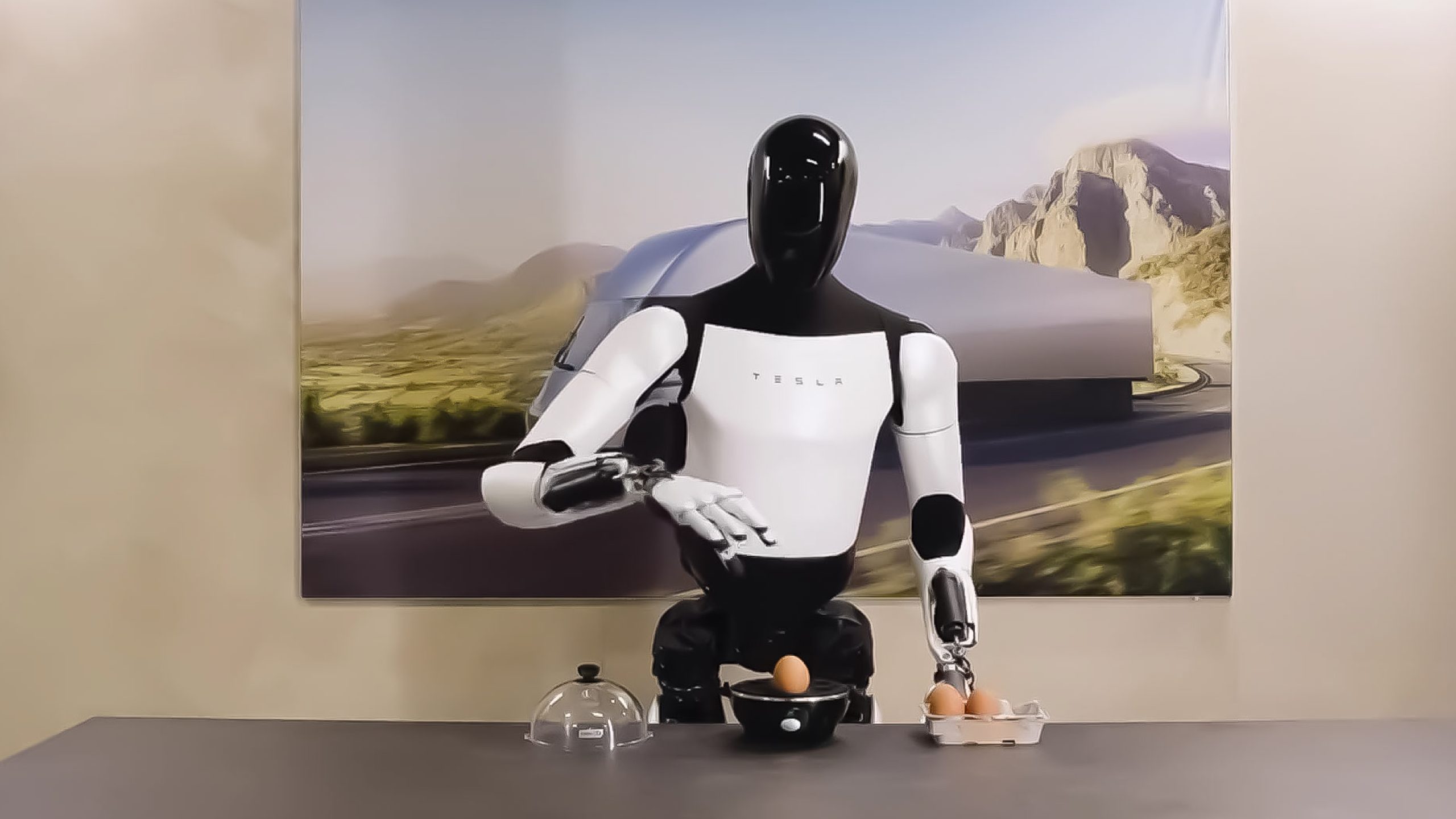 robot tesla robot tesla