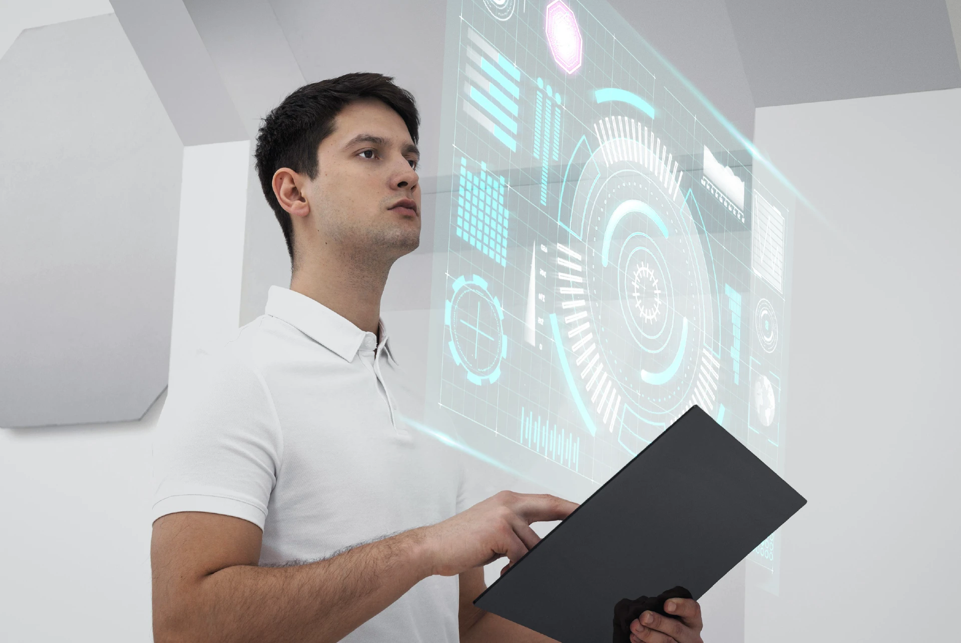 persona interactuando con ia