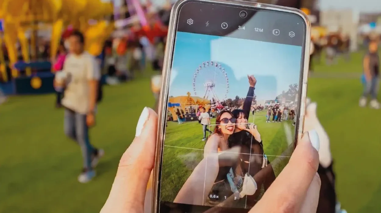 corona capital foto selfie en atracciones