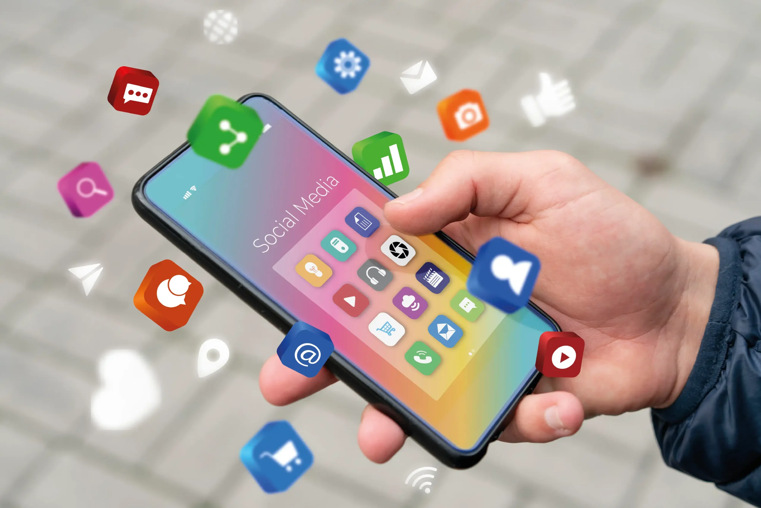 celular con aplicaciones