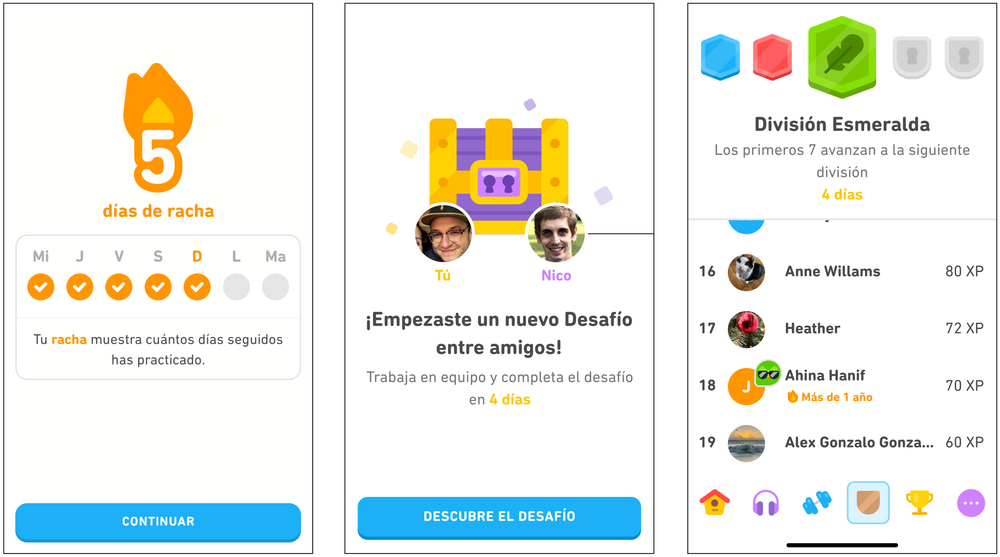 duolingo gamificación