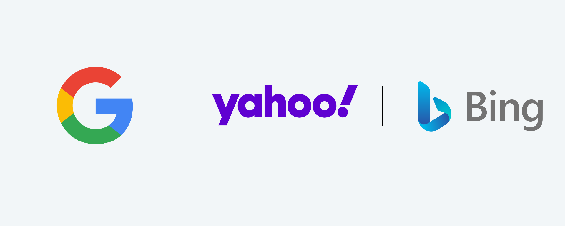 motores de busqueda google yahoo bing