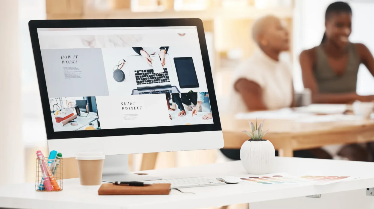Computadora-con-diseño-de-landing-page